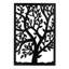 Arbre de vie silhouette décoration murale abstraite moderne sculpture suspendue décoration murale en métal-124837787-124837784