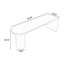 Bureau moderne et simple en bois massif-136012583