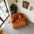 52.4'' Boneless Chaise Lounge Chair Indoor-Oversized Cloud-Like Cozy Comfy Modular 3-in-1 Sofa Bed for Reading