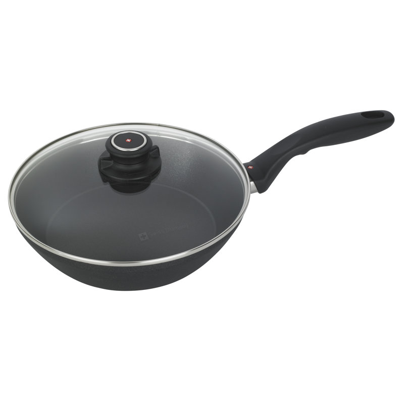 EDGE Aluminum Non-Stick Frying Pan, 9.5", Black