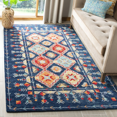 Vahakn Hand Tufted Wool Oriental Rug