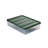 Versatile 20-Piece Plastic Storage Box Set, Green | Includes (2) 4.3 x 11.8 x 2.8 in (1650 ml), (4) 9.1 x 5.9 x 2.8 in (1750 ml), (12) 3.5 x 4.1 x 2.2 in (350 ml), (2) 9.1 x 11.6 x 2.6 in (3500 ml) | Dishwasher-Safe, Ideal for Organizing Home & Kitchen-880384483