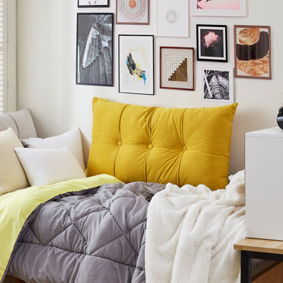 Rainha - Plush Tufted College Backrest Pillow by DormCo