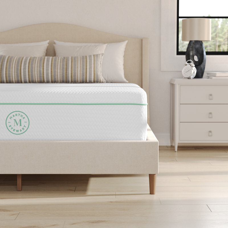 Martha Stewart SleepComplete Premium Medium-Firm Dual-Action Cooling Memory Foam Mattress In A Box, Queen