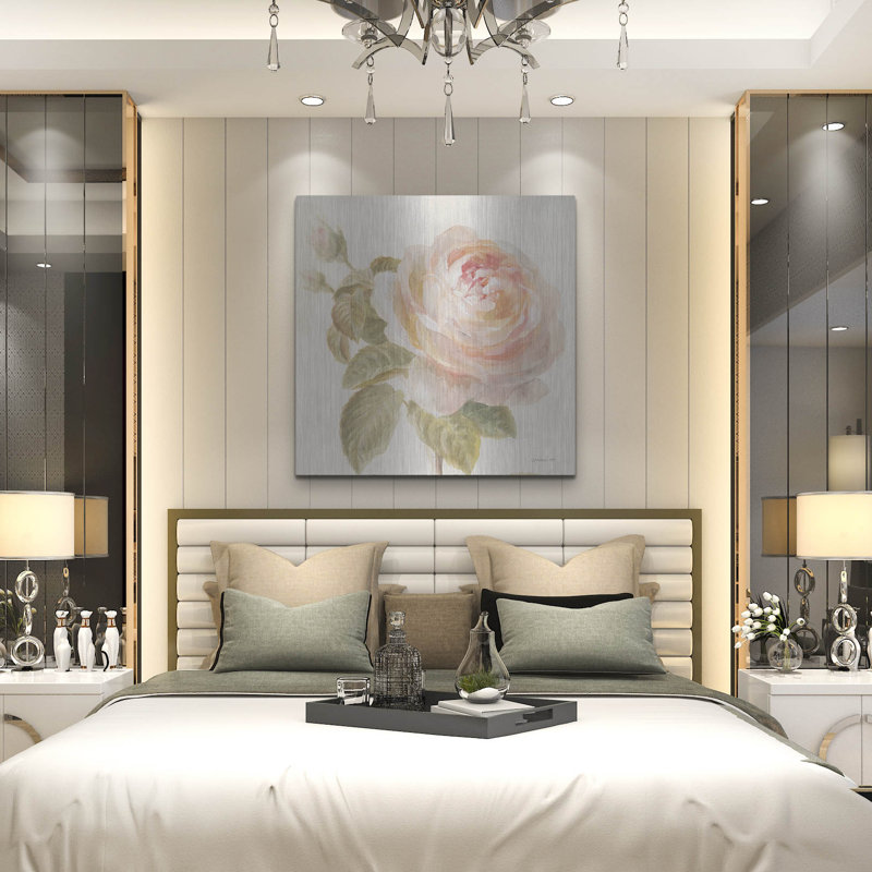 «Garden Rose C» par Danhui Nai, art mural en métal