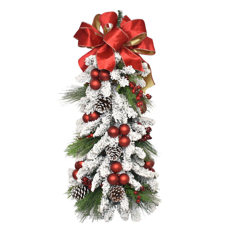 December Delights 2.3' H Artificial Pine Christmas Tree