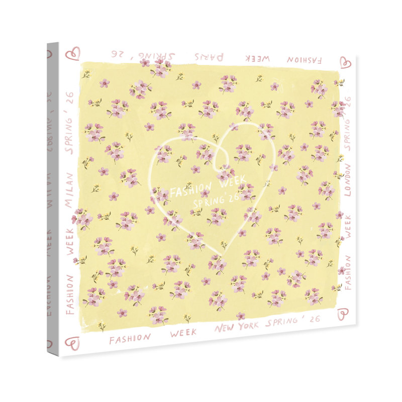 Butter Spring Fashion Print by Oliver Gal, 12"H x 12"W, Gallery Wrapped
