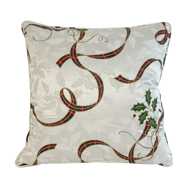 Lenox Holiday Nouveau Ribbon Pillow