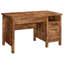 Bureau rustique à dessus relevable en muscade