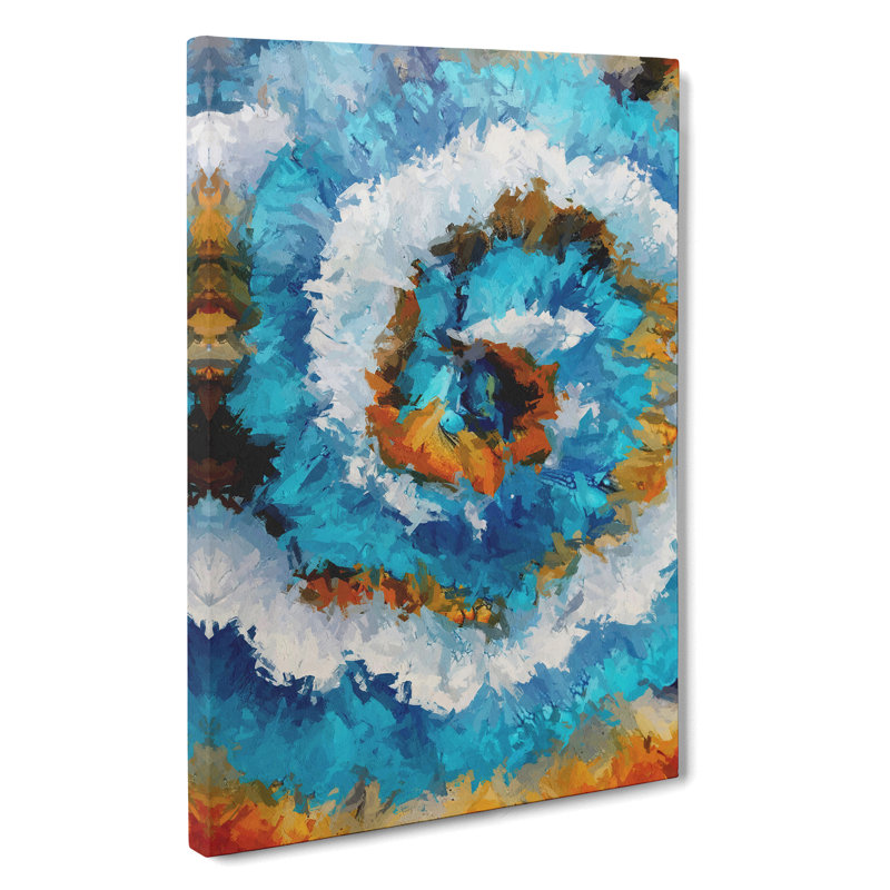 Rain Of Shadows Abstract - Wrapped Canvas, 76cm H x 50cm W x 3cm D