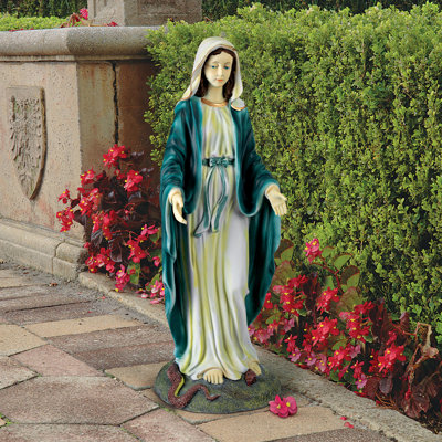 Statue de jardin de la Vierge Marie, la Mère Bénie