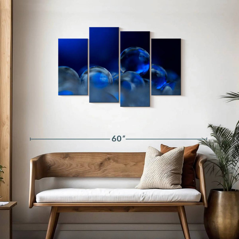 Bleu profond Avery, H 27 po x l 43 po
