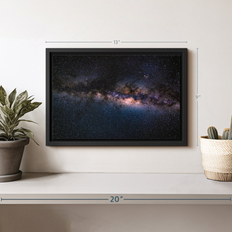 Milky Way System Canvas Print, 9" H x 13" W