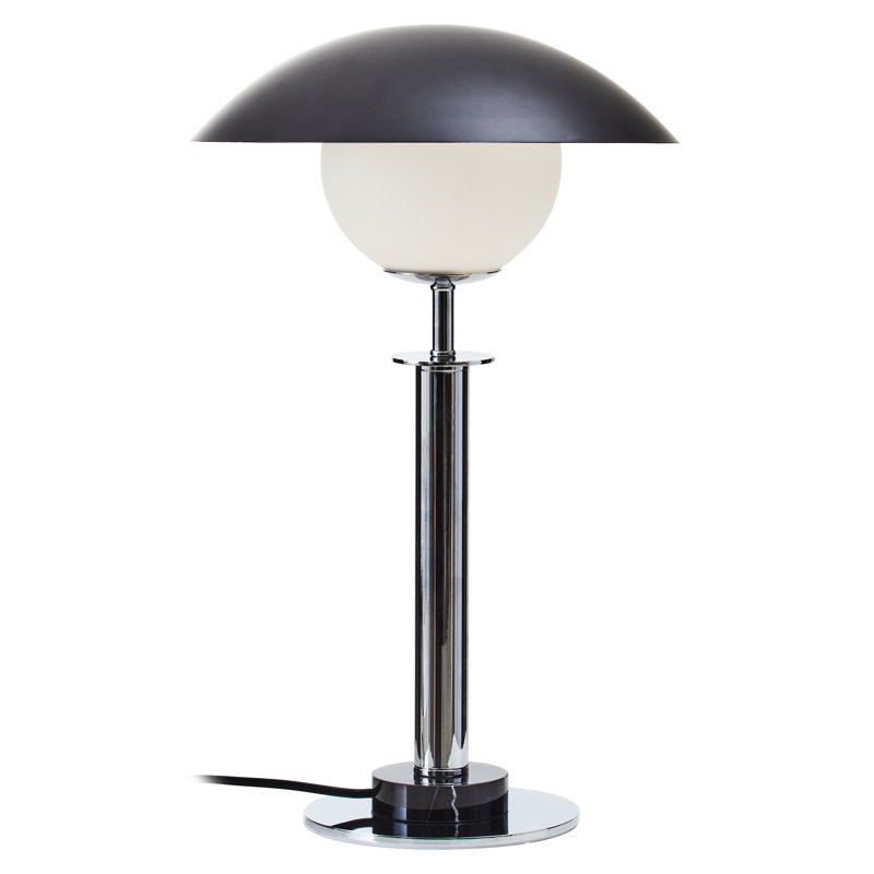Cazzie Metal Table Lamp, Silver