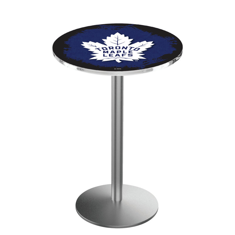 Table bistro NHL, Acier inoxydable, Toronto Maple Leafs