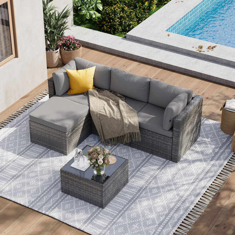 Patio Sofa, Grey