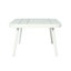 Causeuse et table en acier, blanc cassé et gris-1951320178-1951320173