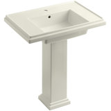 Tresham Fireclay Pedestal Bathroom Sink