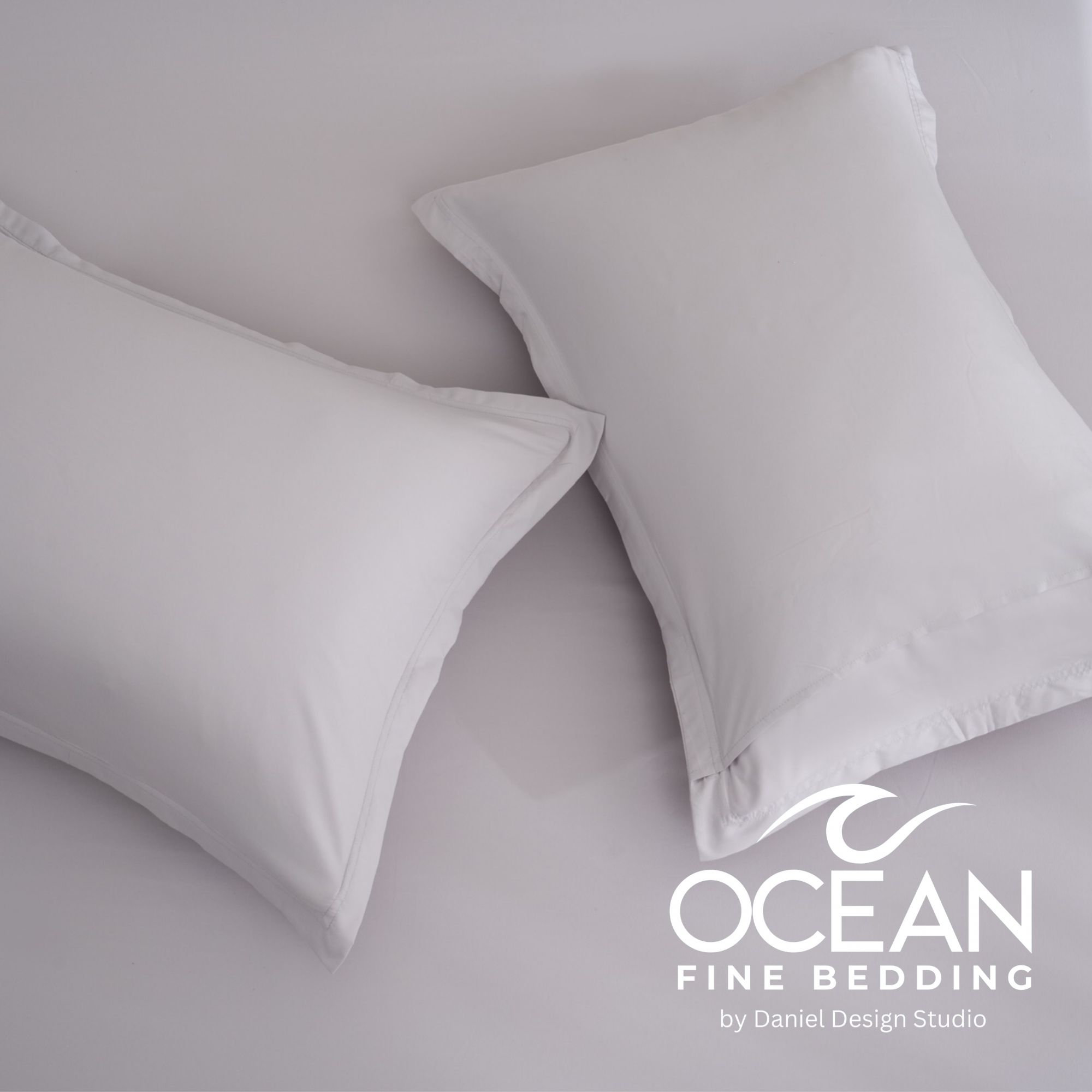 OCEAN FINE BEDDING Microfiber Duvet Cover Set, Gray, King Plus Duvet Cover + 2 King Shams