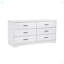 Commode 6 tiroirs en bois aggloméré