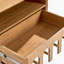 Table de chevet, table de chevet avec tablette de rangement et tiroirs