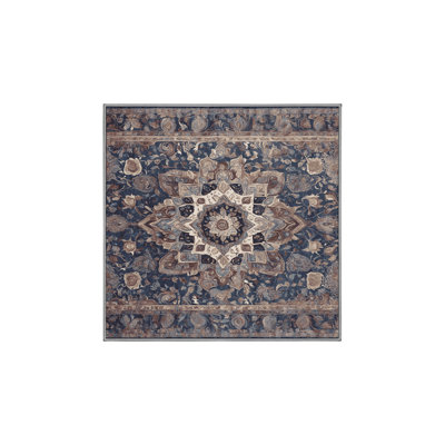 Machine Washable Gray Area Rug