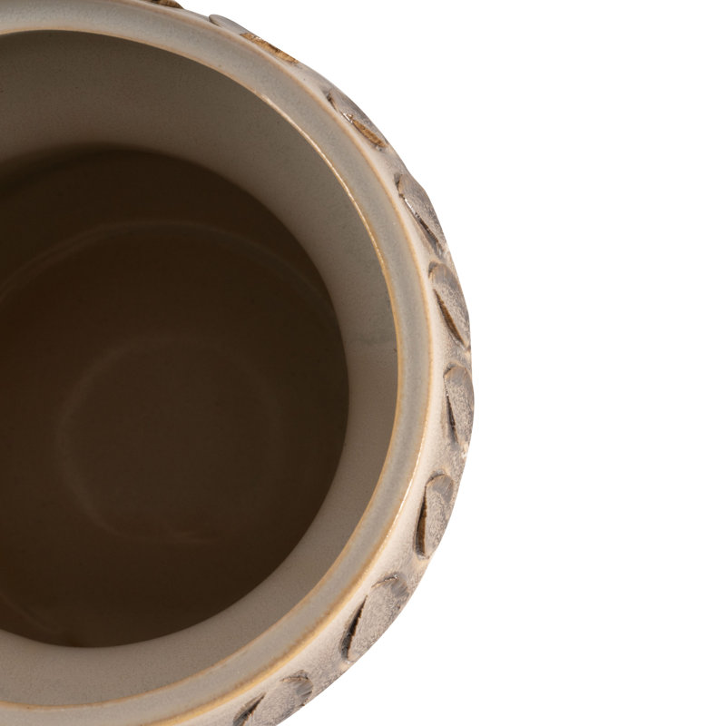 Petit vase de table en céramique Moitoso, H 7 po x l 5,5 po x P 5,5 po