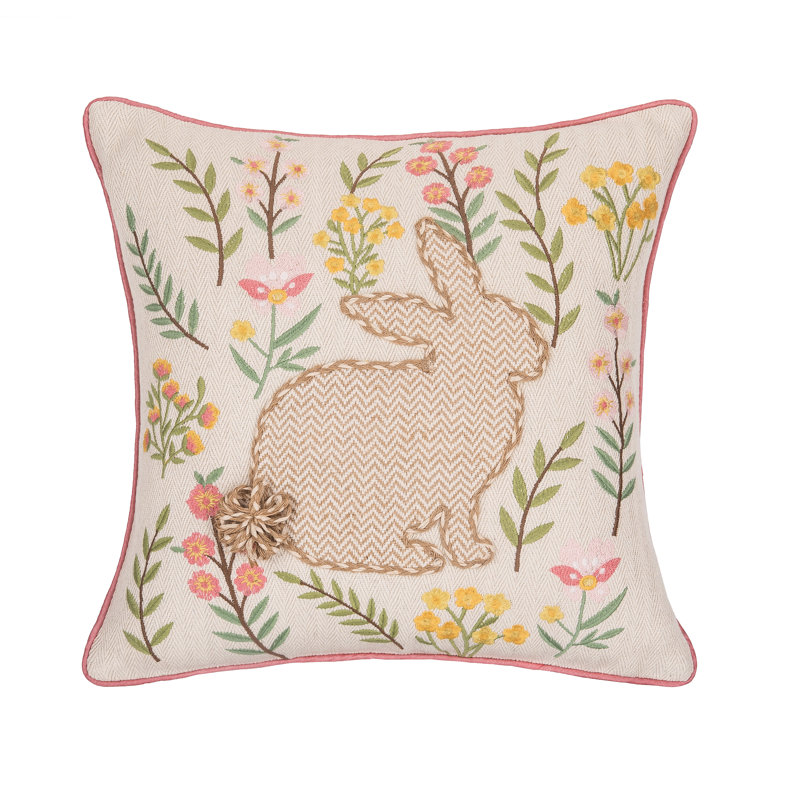 Garden Bunny Pillow