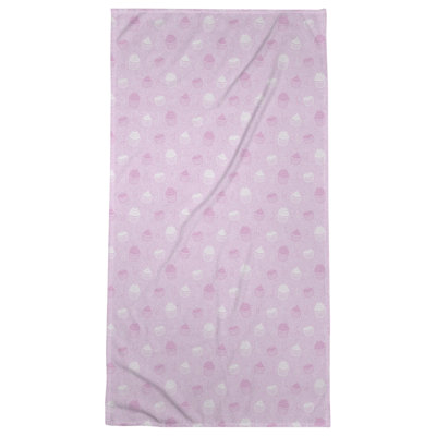 Serviette de bain classique cupcake