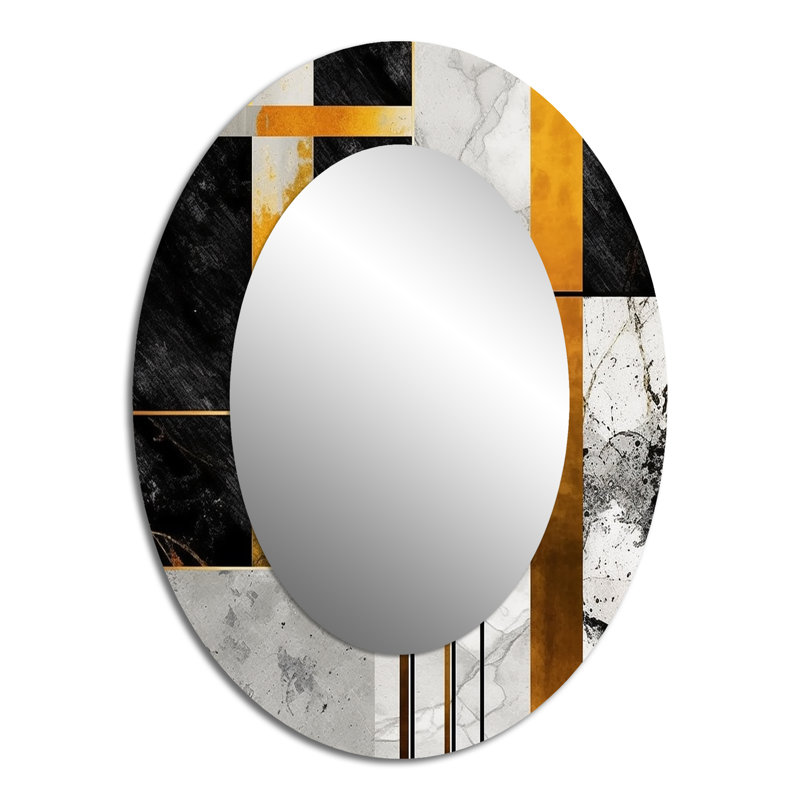 Lebow - Abstract Metal Mirror, 40" x 30"