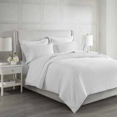 Madison Park 500 Thread Count Egyptian-Quality Cotton White Deep Pocket 4-Piece King Sheet Set
