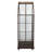 Kahlow Distressed Metal and Acrylic China Cabinet