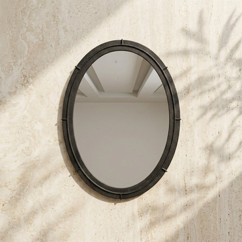 Antoni Mirror Black Large Black, 48" x 36"