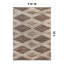 Tapis beige et brun de style sud-ouest-877088301
