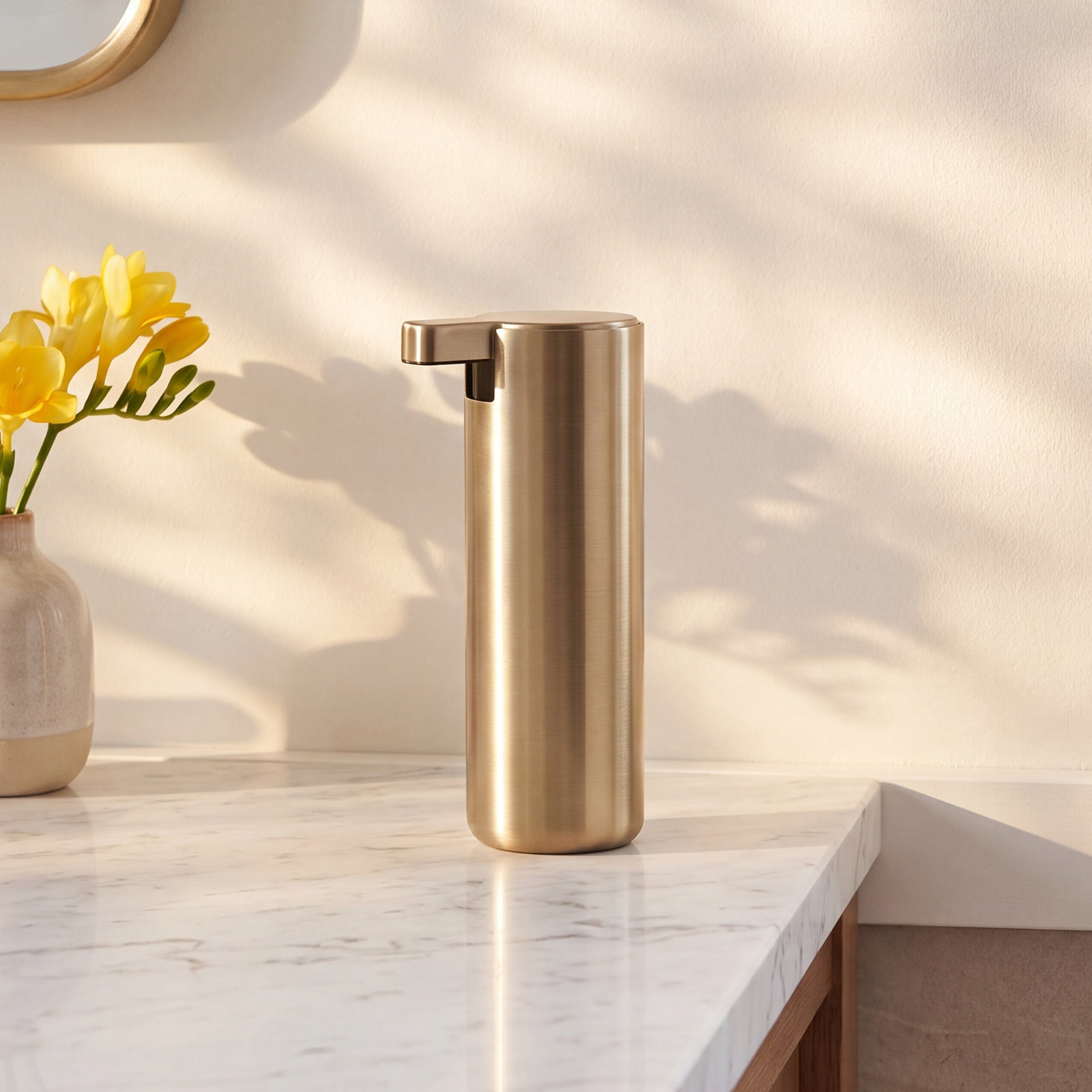 Modo Soap Dispenser, Brass