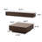 Blosse 78.74'' Floating TV Stand with 39.37'' Square Coffee Table Set, Fully Assembled-101250159