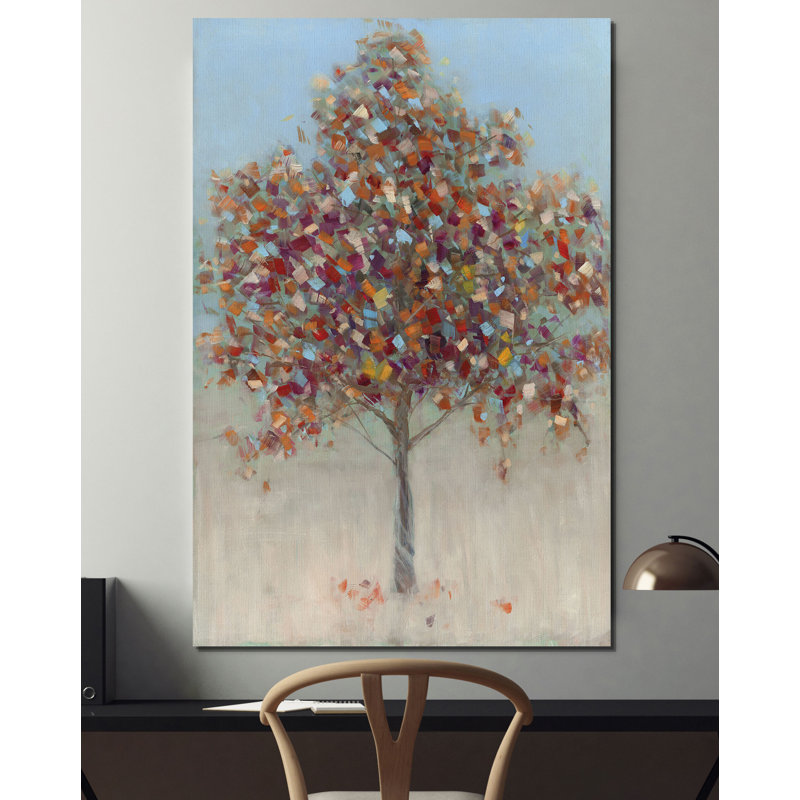 « confetti tree », impression, H 36 po x l 24 po x P 1,5 po, Toile tendue