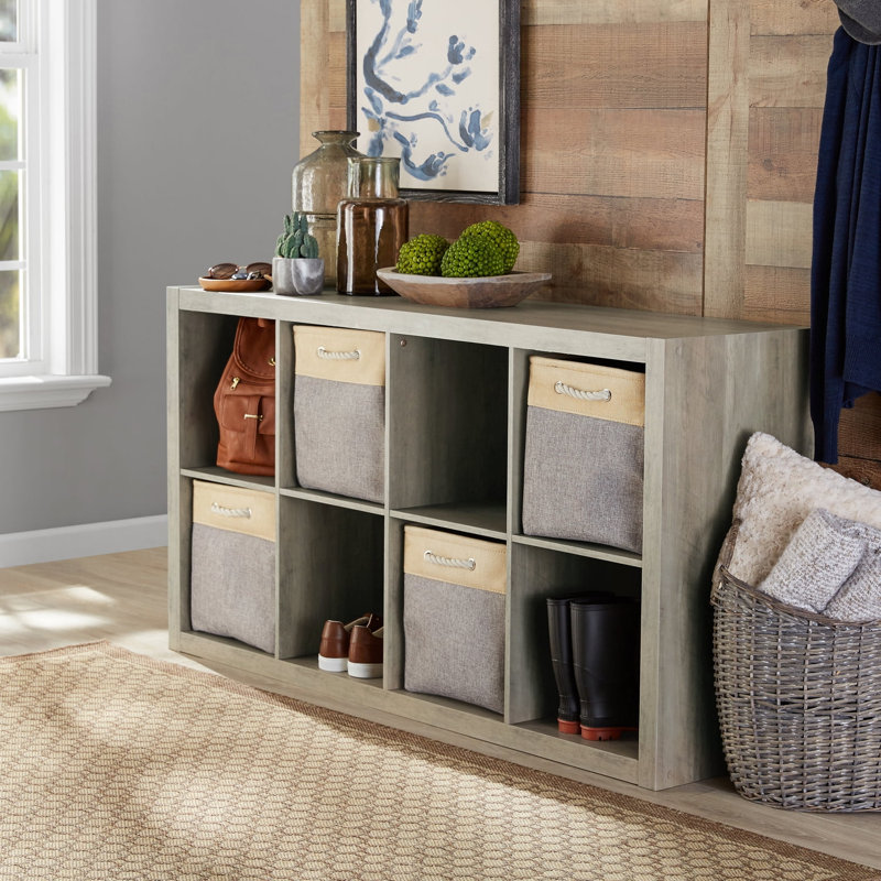 Cube de rangement Gloristine, Gris rustique