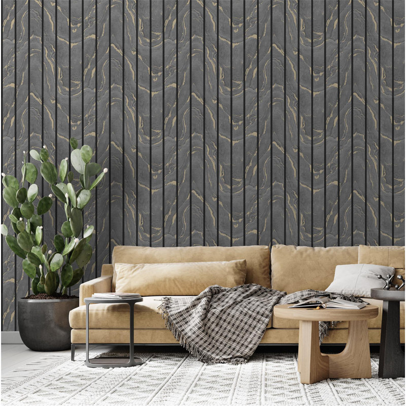 Arns 10.5m x 53cm Matte Wallpaper Roll, Grey