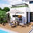 Hainer 4 - Person Wicker Patio Dining Set with Square Table , Cushions Included-721372723