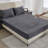 Dark Gray Waterproof Mattress Protector Cover Mattress Pad Cover Soft Waterproof Fitted Sheet Mattress Cover With Deep Pocket-608898780