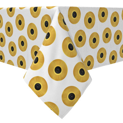 Square Geometric Cotton Twill Tablecloth