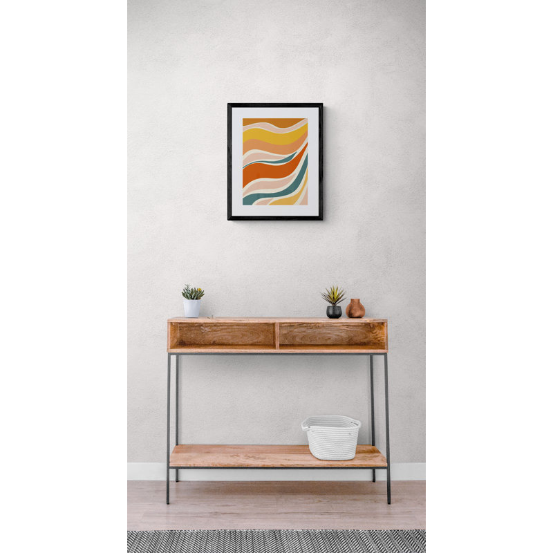 Sun Ray Print by Alicia Bock, Black Framed Paper, 20" H x 16" W