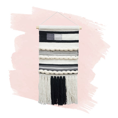 Suspension murale en laine avec accessoires de suspension inclus