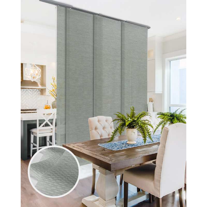 Store Vertical semi-transparent Sharmaine, Pierre de lune