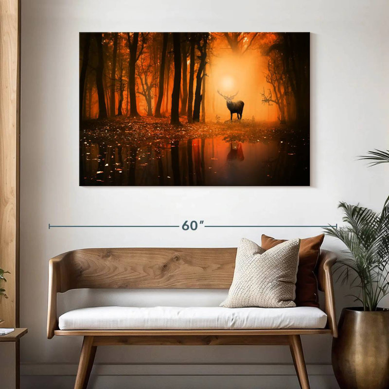 Cerf Brampt, H 32 po x l 48 po