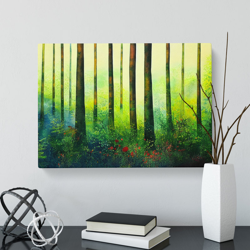 Summer Forest Watercolour Vol.3 - Wrapped Canvas