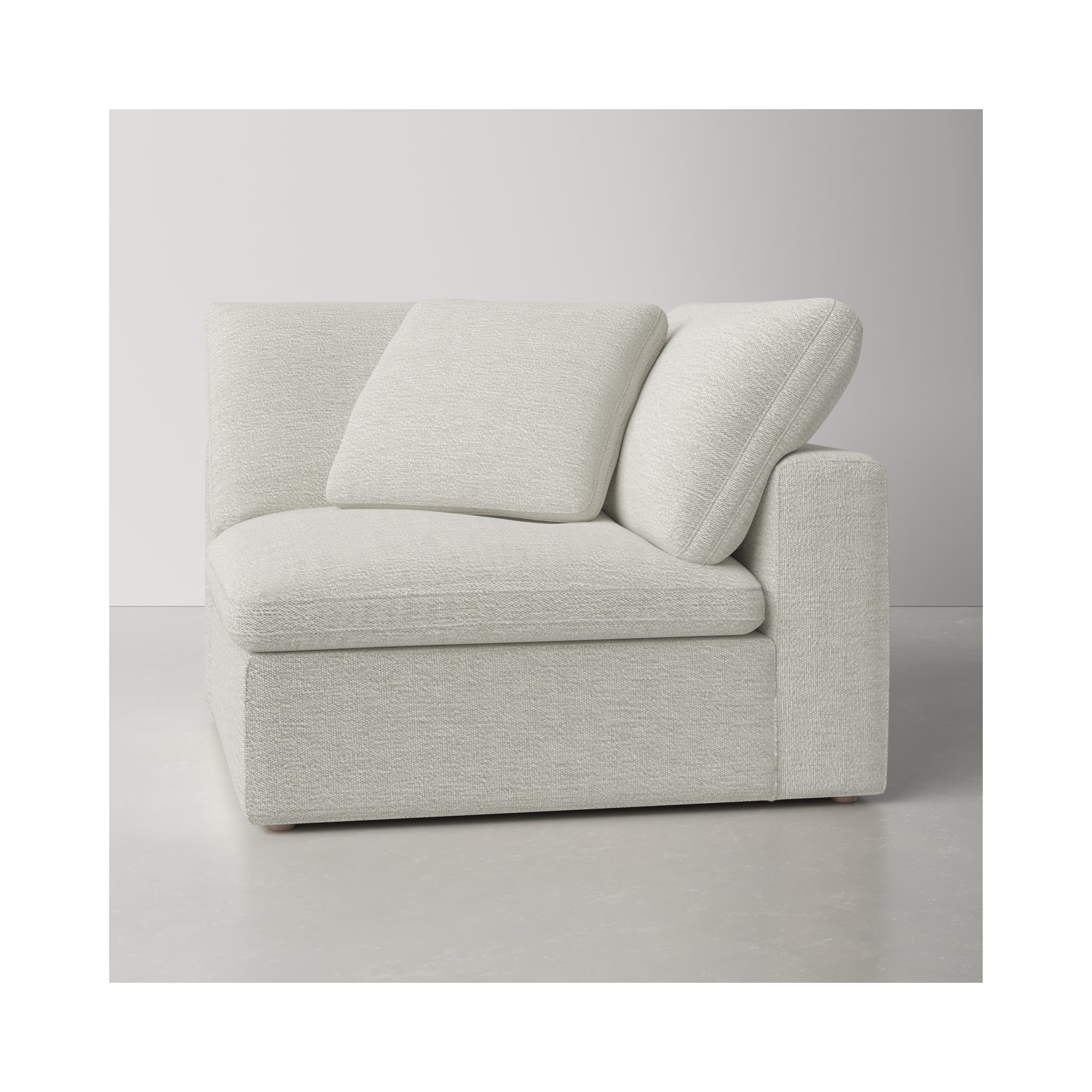 Tila Upholstered Accent Chair, Light Gray Livesmart®