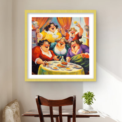 The Buffet - Gastronomy Food Matted Print for Home Decor