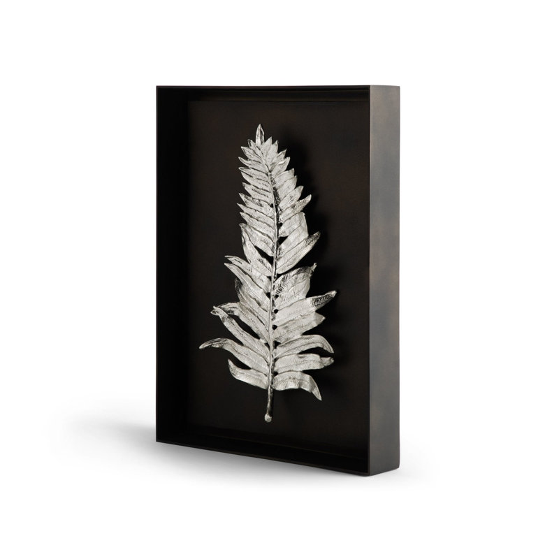 Fern Shadow Box, Silver